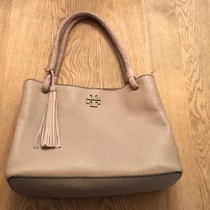 Tory Burch Taylor Triple Compartment Leather Tote